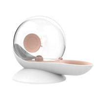 HKM-7215933 Snail Automatic Drinking Fountain for Cats and Dogs - 2.8L Water Capacity, Made of PET and ABS, Available in Gray, Pink, Blue