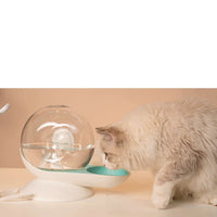 HKM-7215933 Snail Automatic Drinking Fountain for Cats and Dogs - 2.8L Water Capacity, Made of PET and ABS, Available in Gray, Pink, Blue
