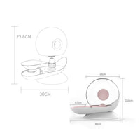 HKM-7215933 Snail Automatic Drinking Fountain for Cats and Dogs - 2.8L Water Capacity, Made of PET and ABS, Available in Gray, Pink, Blue