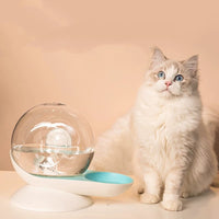 HKM-7215933 Snail Automatic Drinking Fountain for Cats and Dogs - 2.8L Water Capacity, Made of PET and ABS, Available in Gray, Pink, Blue