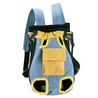 HKM-7216189 Portable Canvas Pet Backpack for Dogs - Colorful Design Options Available
