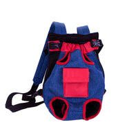 HKM-7216189 Portable Canvas Pet Backpack for Dogs - Colorful Design Options Available