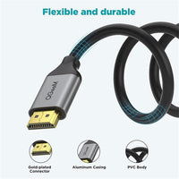 HKM-721683 HDMI Cable for TV and Blu-ray Projector - Gold-Plated Connection, Available in 1M & 1.8M Lengths