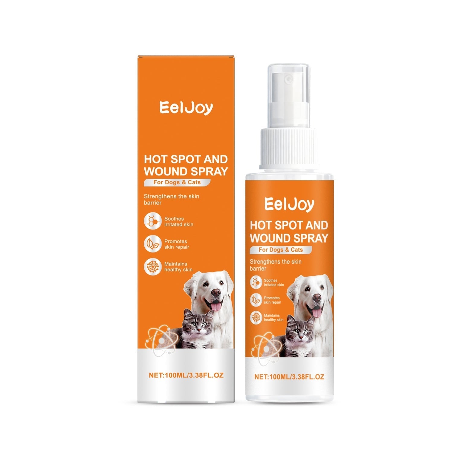 HKM-7217597 Pet Wound Care Spray with Natural Extracts for Skin Irritations