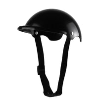 HKM-7220541 S Size Monochrome Pet Helmet for Motorcycle Safety in Pink, Black, Yellow, Green