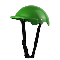 HKM-7220541 S Size Monochrome Pet Helmet for Motorcycle Safety in Pink, Black, Yellow, Green