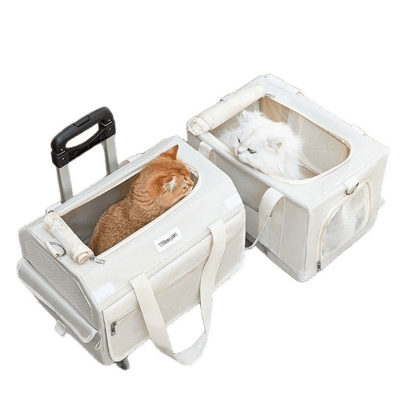 HKM-7221949 Portable Foldable Transparent Window Cat Travel Bag in Various Colors