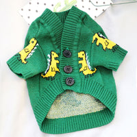 HKM-7223485 Simple Jacquard Wool Dog Sweater for Fashionable Pets