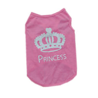 HKM-7223869 Summer Pink Cotton Vest for Dogs - Casual Lightweight Apparel