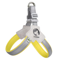 HKM-7224765 Breathable Reflective Dog Harness with Chest Strap and Rope - Available in Various Colors