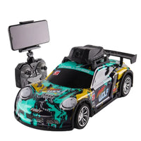 HKM-722515 2.4G Remote Control Racing Drift Car with FPV Camera and Lights for Kids
