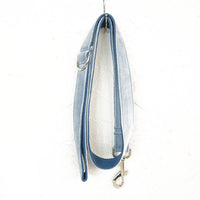 HKM-7225277 Sky Blue Thick Velvet Pet Collar - Durable Polyester Material for Comfort and Style