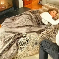 HKM-7225533 Super Large Human Giant Dog Nest in Light Gray or Khaki - Comfortable Sponge Lined Kennel