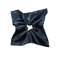 HKM-722579 Silk Square Hair Ring Accessories in Solid Colors - Navy Blue, Black, Gray Pink, Gold, Wine Red, Rose Gold, Light Brown
