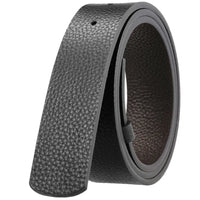 HKM-722707 Adjustable Two-layer Cowhide Perforated Belt with Innovative Design