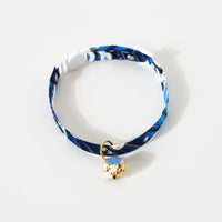 HKM-7227453 Sunflower Adjustable Pet Collar for All Seasons - Cotton Polyester, 17-32cm