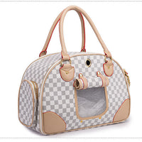HKM-7227709 Anti-Squeeze Pet Carrier Bag for Small Dogs and Cats - Lightweight PU Material, Easy to Clean