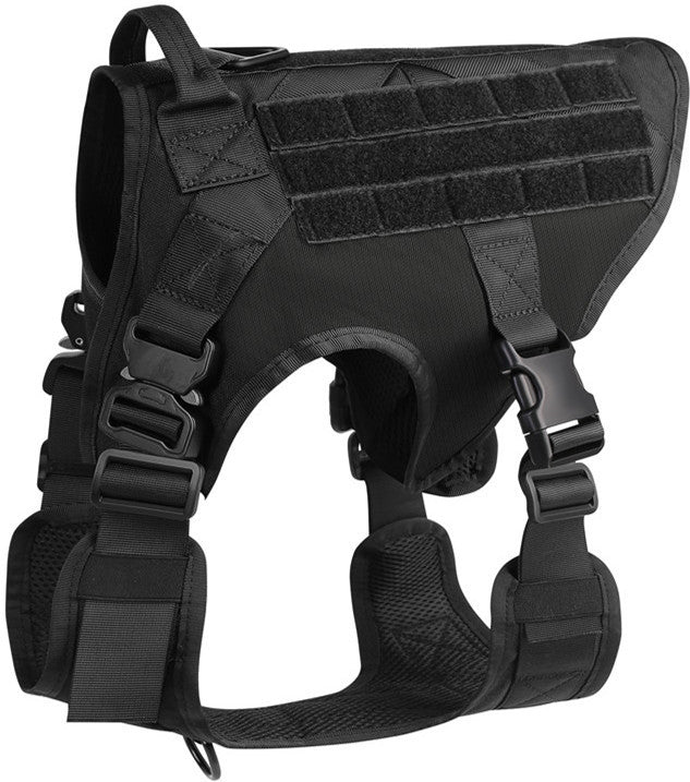 HKM-7230525 Military-Grade Adjustable Tactical Dog Seat Belt for German Shepherds and Labradors In Training, 1000D Nylon Material