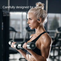 HKM-723155 True Wireless Bluetooth Sports Headset with LED Battery Indicator and Ear-Hanging Design