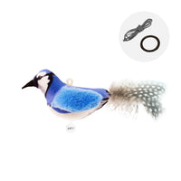 HKM-7232061 Colorful Bird Plush Simulation Cat Toy - Summer 2024 Edition