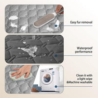 HKM-7233085 Waterproof Gray Cloth Mat for Pets - Multiple Sizes Available