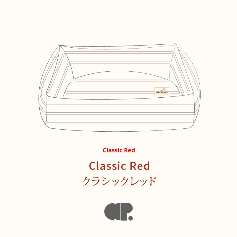 HKM-7235261 Cotton and Linen Universal Pet Mat for All Seasons - Non-Removable and Washable, Classic Red, Size M/L
