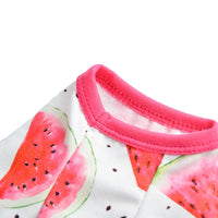 HKM-7236797 Fashionable Watermelon Print Dog Jumpsuit for All Sizes