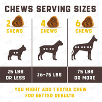 HKM-7237053 Probiotics for Dogs with Digestive Enzymes - Support Gut Health, Allergies, Itchy Skin, and Immunity - Duck Flavor Chews, 180 Count