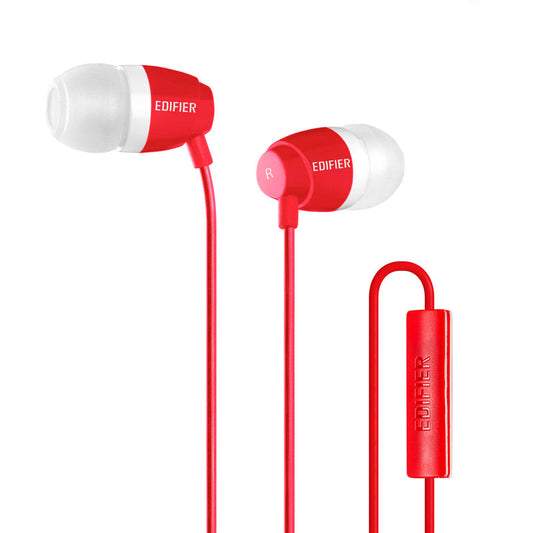 HKM-724051 Wired In-Ear Headset with Microphone, 3.5mm Plug, 1.3M Cable, Compatible with Mobile Devices