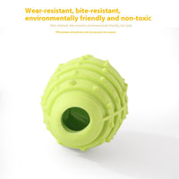 HKM-7241789 Durable Dog Molar Toy - Big Bends & Hitches Cotton Rope Ball in Green and Pink