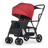 HKM-724179 3-in-1 Newborn Baby Stroller with Folding Design, High Landscape Pram and Shock Absorption for Comfortable Travel