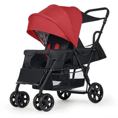 HKM-724179 3-in-1 Newborn Baby Stroller with Folding Design, High Landscape Pram and Shock Absorption for Comfortable Travel