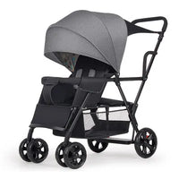 HKM-724179 3-in-1 Newborn Baby Stroller with Folding Design, High Landscape Pram and Shock Absorption for Comfortable Travel