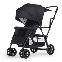 HKM-724179 3-in-1 Newborn Baby Stroller with Folding Design, High Landscape Pram and Shock Absorption for Comfortable Travel