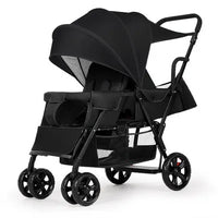 HKM-724179 3-in-1 Newborn Baby Stroller with Folding Design, High Landscape Pram and Shock Absorption for Comfortable Travel