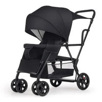 HKM-724179 3-in-1 Newborn Baby Stroller with Folding Design, High Landscape Pram and Shock Absorption for Comfortable Travel