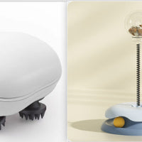 HKM-7242941 Interactive Cat Toy with Treat Dispenser and Spring Mechanism for Playful Kittens
