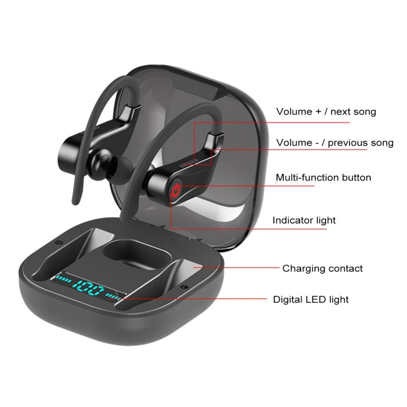 HKM-724307 Bluetooth Subwoofer Headset for Immersive Audio Experience