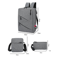 HKM-724371 15.6 Inch Laptop Backpack and Bag Set for Business and Everyday Use