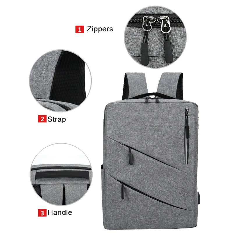 HKM-724371 15.6 Inch Laptop Backpack and Bag Set for Business and Everyday Use