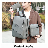 HKM-724371 15.6 Inch Laptop Backpack and Bag Set for Business and Everyday Use