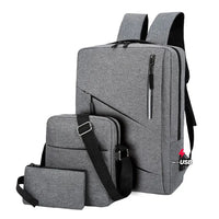 HKM-724371 15.6 Inch Laptop Backpack and Bag Set for Business and Everyday Use