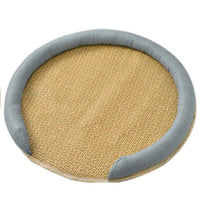 HKM-7244221 Cooling Cat Rattan Bed with Breathable Cushion and Lightweight Summer Mattress