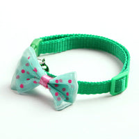HKM-7244733 Adjustable Pet Bow Collar with Bell for Small to Medium Dogs