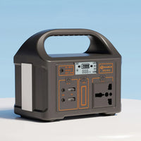 HKM-724499 Portable 100W Power Bank with DC/AC Charging Station and Solar Panel for Outdoor Camping