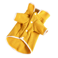 HKM-7245117 Japanese and Korean Cotton Dog Lapel Knit Sweater in Jade Powder, Khaki, and Golden