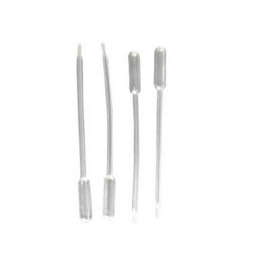 HKM-724627 3ML Plastic Graduated Dropper Straws for Cosmetic Dispensing - Pack of 10