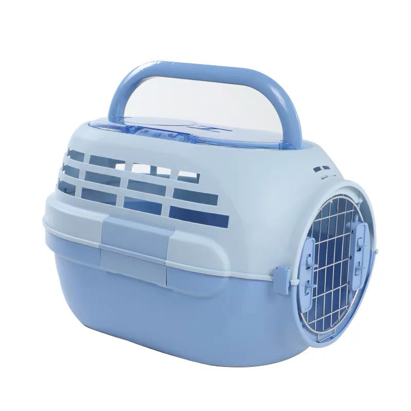 HKM-7246397 Portable Hard Shell Cat Carrier Pet Box – Durable PP Material for Safe Travel