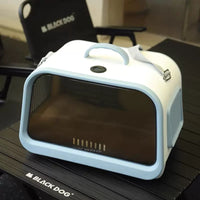 HKM-7246397 Portable Hard Shell Cat Carrier Pet Box – Durable PP Material for Safe Travel