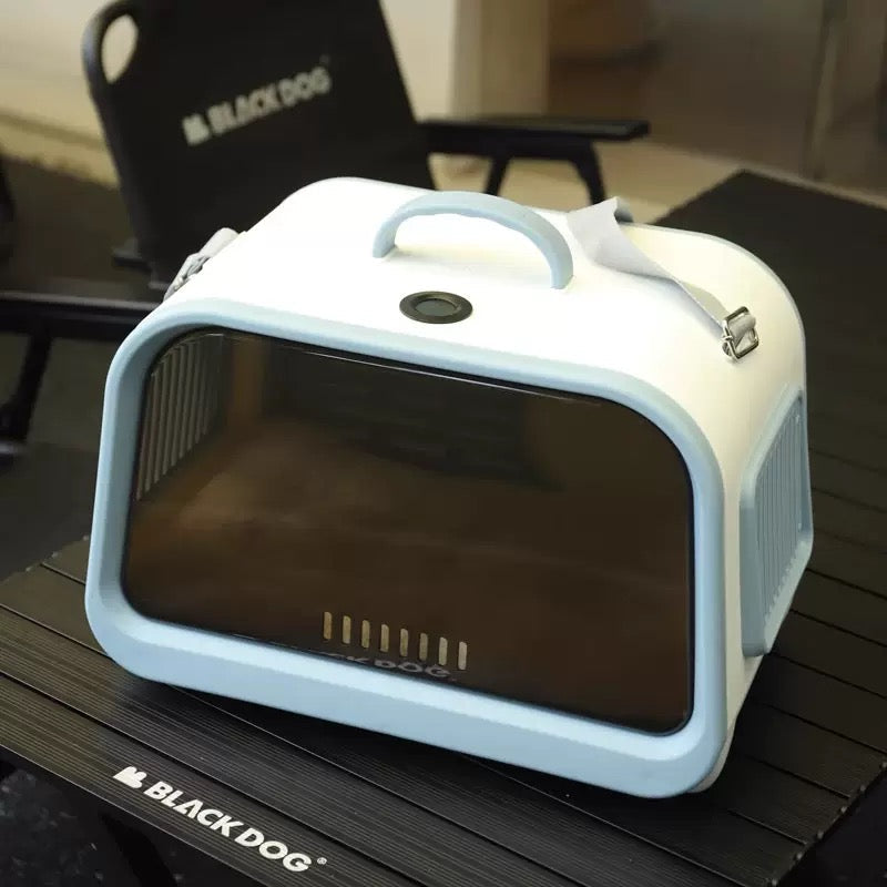 HKM-7246397 Portable Hard Shell Cat Carrier Pet Box – Durable PP Material for Safe Travel